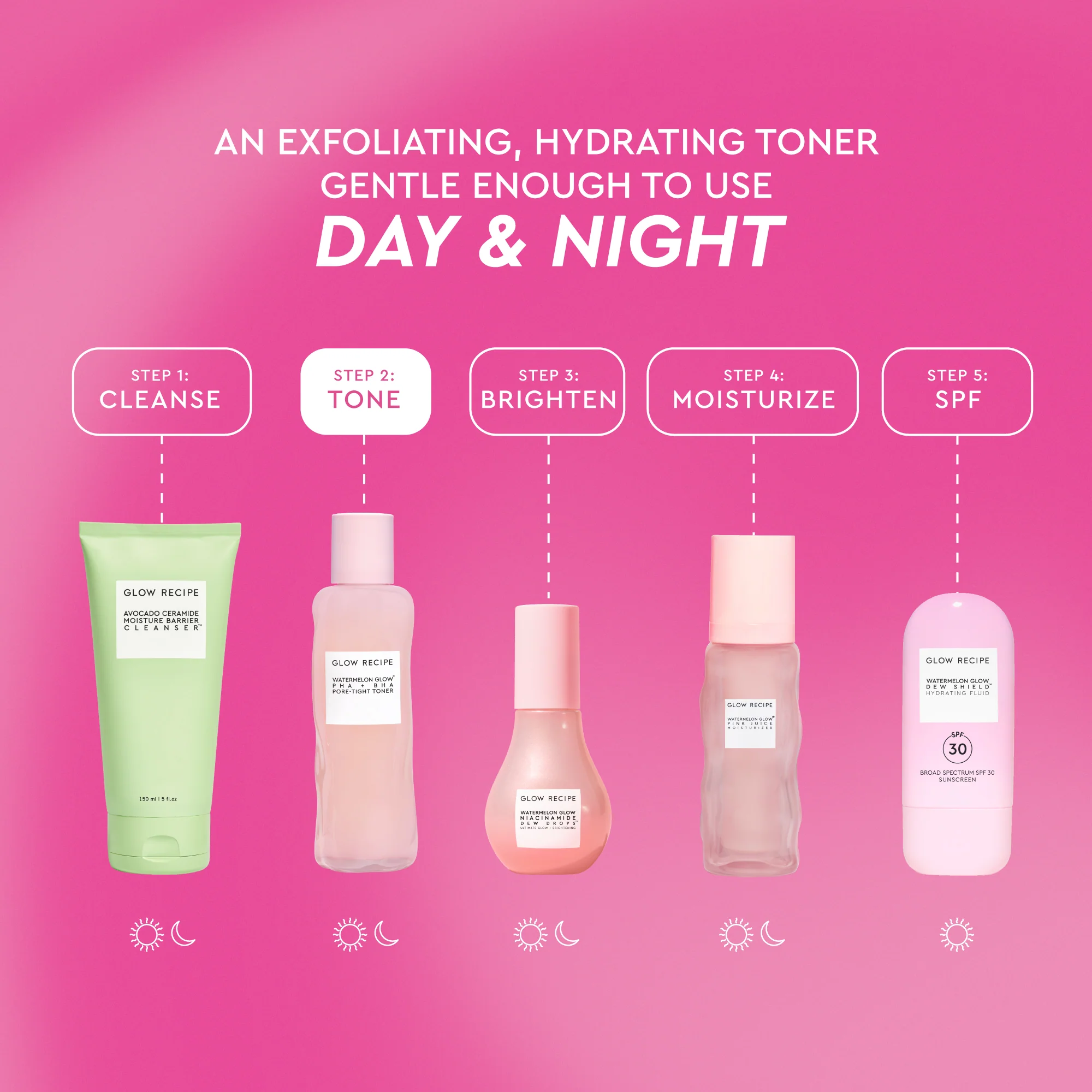 Watermelon Glow PHA+BHA Pore-Tight Toner - Image 13